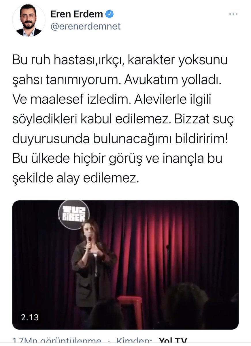 NekadarolduTR's tweet photo. Unutmadık!

İslam ile dalga geçen Deniz Göktas için 
"Mizah yapıyor, gülmekten korkmayın" diyen cenah,

Alevîlerle ilgili espri yapan Pınar Fidan'ı linç etmişti. https://t.co/IsRh5Wy9OE
