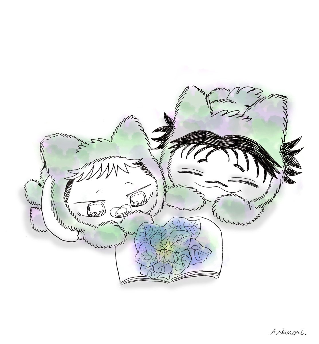 s_misopan's tweet photo. おさんぽ幸せ押し花📕💐🩸🐯 https://t.co/nGTXGDzKcc
