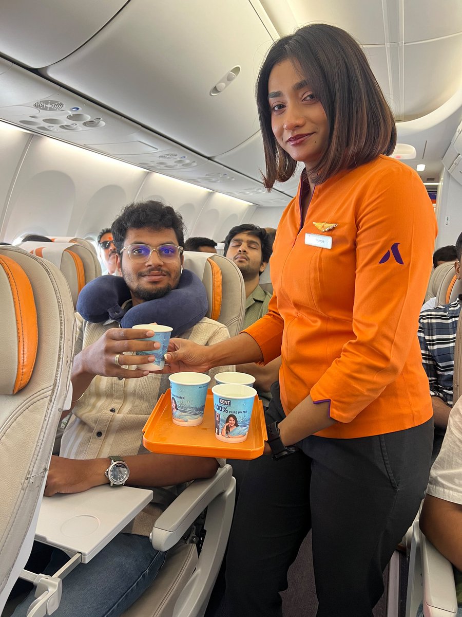 Atin_OOH's tweet photo. What if every cup at 35,000 ft could tell a brand story?
Proud to launch @KentROSystems's first-ever Cup Branding campaign onboard Akasa Air. Every sip becomes a brand interaction, creating meaningful visibility and lasting recall throughout the journey. 
#AkasaAir #Kent #AtinOOH https://t.co/RMhiYkD0gV