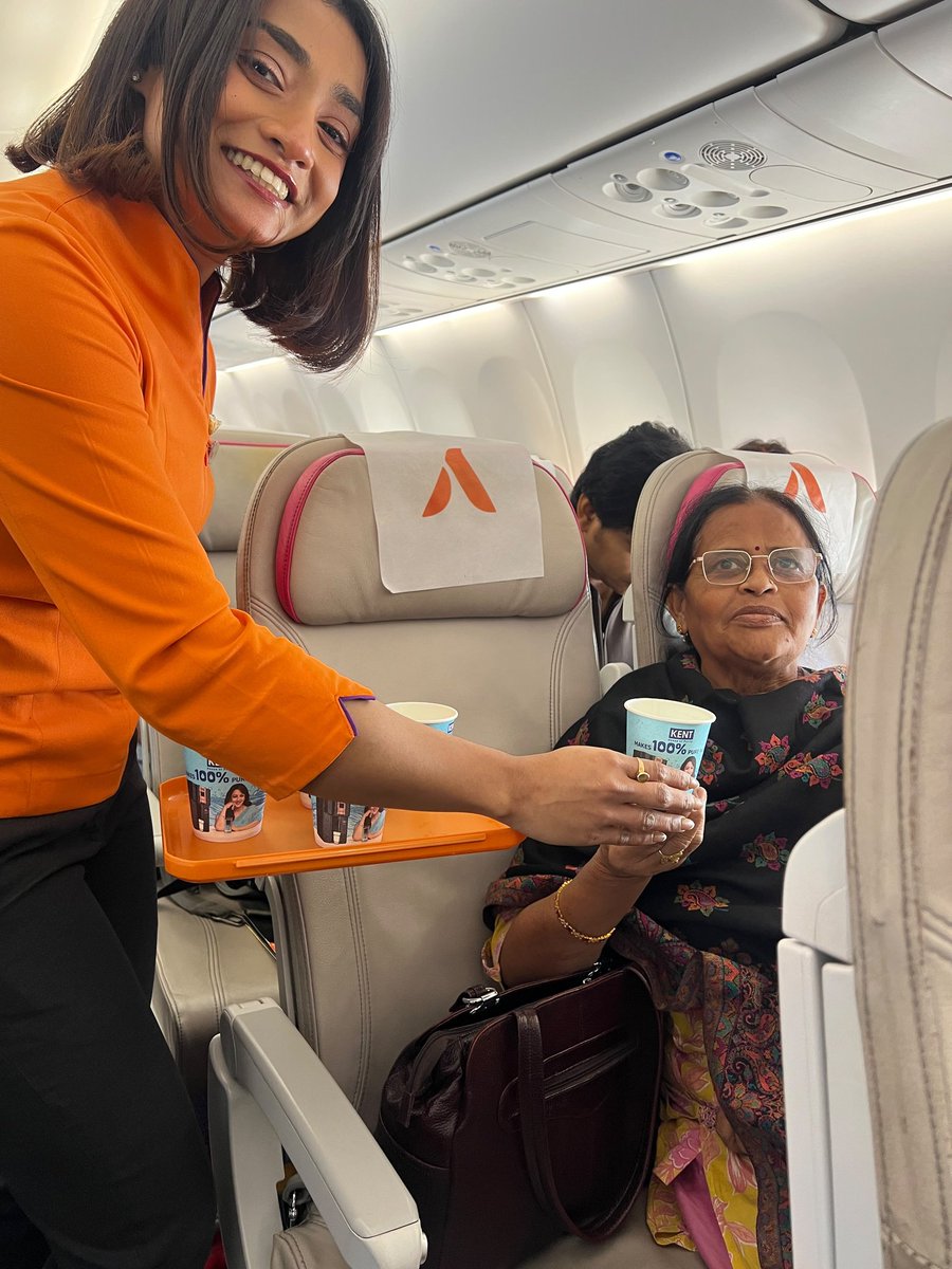 Atin_OOH's tweet photo. What if every cup at 35,000 ft could tell a brand story?
Proud to launch @KentROSystems's first-ever Cup Branding campaign onboard Akasa Air. Every sip becomes a brand interaction, creating meaningful visibility and lasting recall throughout the journey. 
#AkasaAir #Kent #AtinOOH https://t.co/RMhiYkD0gV