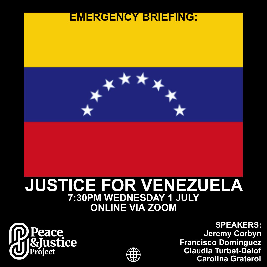 corbyn_project's tweet photo. 🚨TONIGHT

Join the emergency briefing on the British government's response to the Venezuela earthquakes at 7:30PM, with @jeremycorbyn, @VenSolidarity's Francisco Dominguez, @madeinbolivia and Carolina Graterol.

Register: https://t.co/nuct1VRb6y https://t.co/c82c9CmSHL
