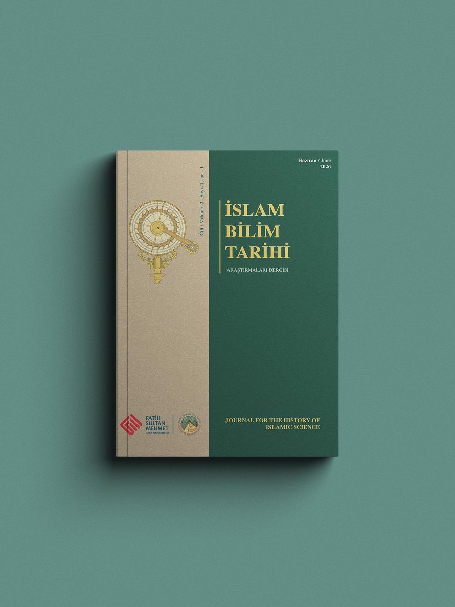 fsmvufuatsezgin's tweet photo. İslam Bilim Tarihi Araştırmaları Dergisi’nin İkinci Sayısı Yayımlandı!

Makalelere erişmek için:
https://t.co/eyqRGKatwd https://t.co/APMUzEeJo0