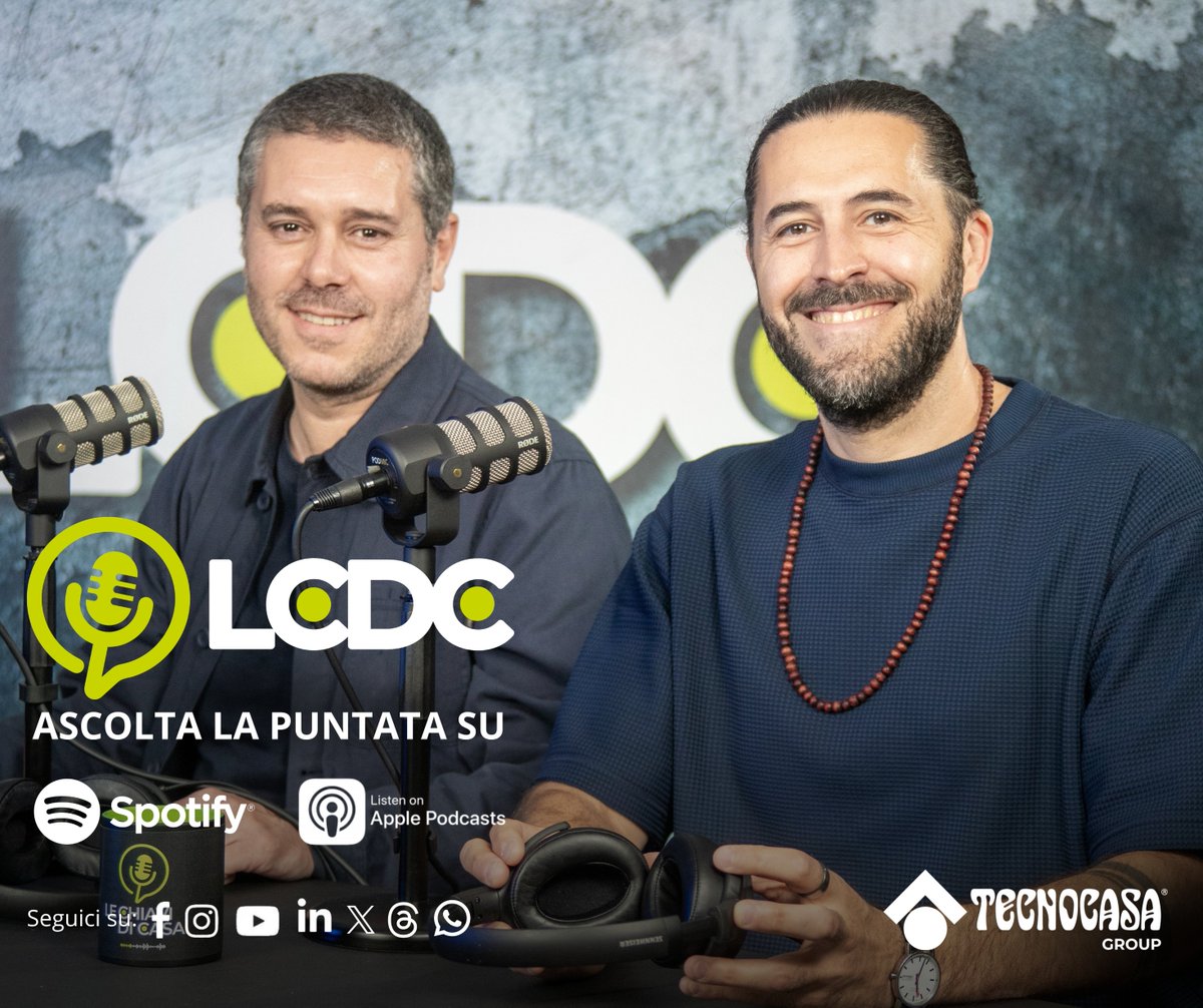 GroupTecnocasa's tweet photo. Un nuovo episodio de #LeChiavidiCasa è on air!
È possibile vivere bene in 20 mq? Sì, con la giusta progettazione. 
Ascolta l’episodio dedicato al micro-living su
Spotify 👉🏻 https://t.co/m3C1tI4D55
Apple Podcasts 👉🏻 https://t.co/SPgPz6aGNU 
YouTube 👉🏻 https://t.co/XBnnsubucl https://t.co/ICcLEpzK8s