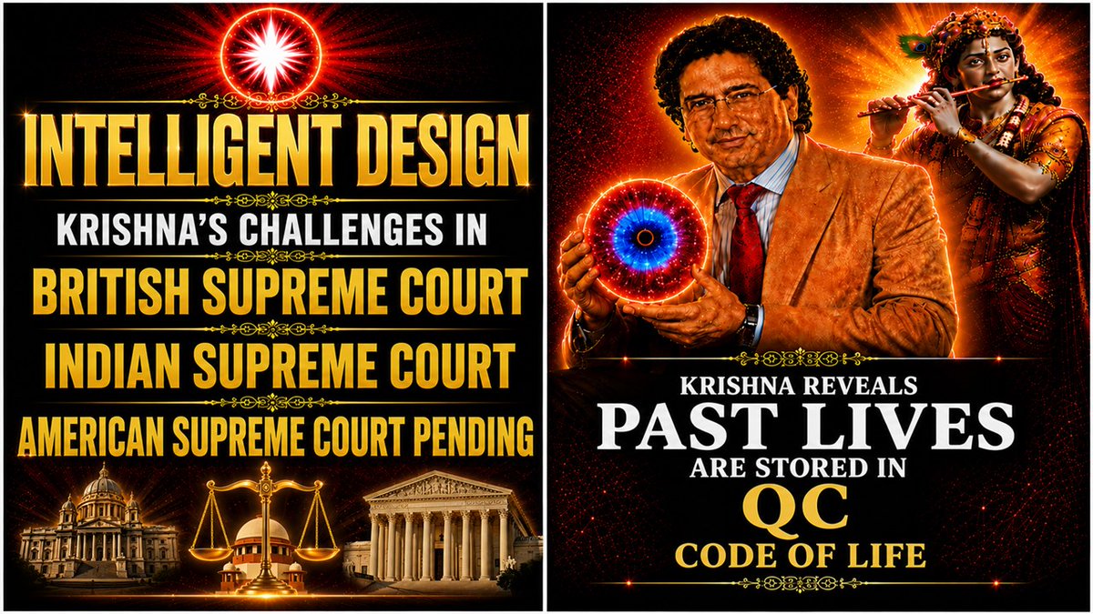 1OriginalGod's tweet photo. American Supreme Court is violating 1 Amendment of students and colleges ...Listen to Podcast on Intelligent Design with new evidence
https://t.co/v24Gjede18
#Dovercase #AmericanSupremeCourt #IntelligentDesign #Quantumscience https://t.co/VHRcXFv4vu