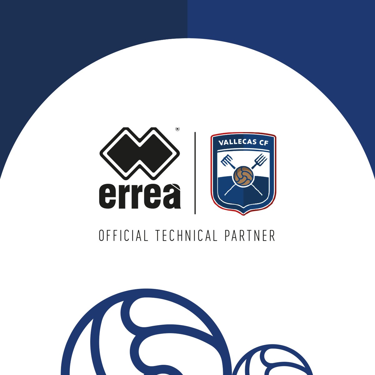ErreaOfficial's tweet photo. Erreà Sport 🤝 @VallecasCF 

Estamos orgullosos de anunciar nuestra nueva colaboración con el Vallecas Club de Fútbol.

Descubre más 👉🏻 https://t.co/16ZhFcc3j3

#ErreàSport #VallecasCF https://t.co/ygBwSwJWMh