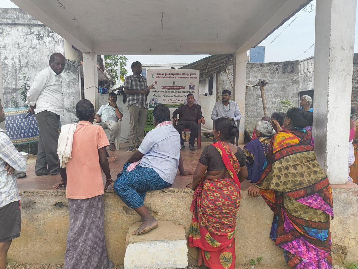 RiceIcar's tweet photo. RCRRS, Naira successfully conducted an awareness programme on 30 June 2026 under the #MGMG where farmers were sensitized to the importance of #SoilTesting, #BalancedFertilizerUse, #IntegratedNutrientManagement. @RiceIcar @icarindia @AgriGoI @mygovindia @PMOIndia #OneICAR #CRRI https://t.co/cCzbi0MZ54