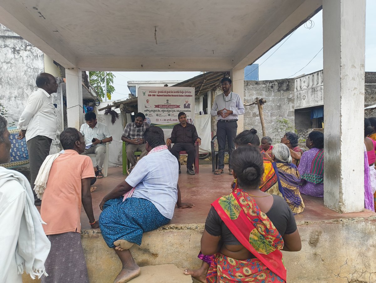 RiceIcar's tweet photo. RCRRS, Naira successfully conducted an awareness programme on 30 June 2026 under the #MGMG where farmers were sensitized to the importance of #SoilTesting, #BalancedFertilizerUse, #IntegratedNutrientManagement. @RiceIcar @icarindia @AgriGoI @mygovindia @PMOIndia #OneICAR #CRRI https://t.co/cCzbi0MZ54