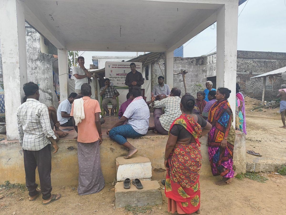 RiceIcar's tweet photo. RCRRS, Naira successfully conducted an awareness programme on 30 June 2026 under the #MGMG where farmers were sensitized to the importance of #SoilTesting, #BalancedFertilizerUse, #IntegratedNutrientManagement. @RiceIcar @icarindia @AgriGoI @mygovindia @PMOIndia #OneICAR #CRRI https://t.co/cCzbi0MZ54