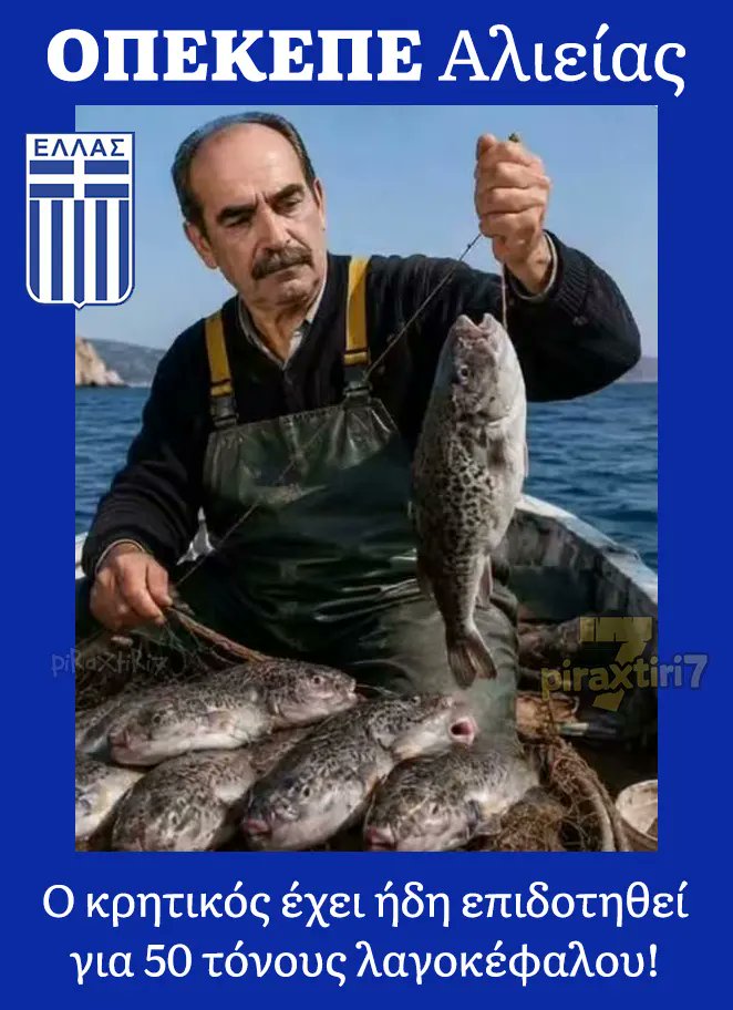GabrielPsarras's tweet photo. #OPEKEPE #ΟΠΕΚΕΠΕ #Επιδότηση #λαγοκέφαλος #σκάνδαλο #κρητικός #ψάρεμα https://t.co/DsyLRCQAXE