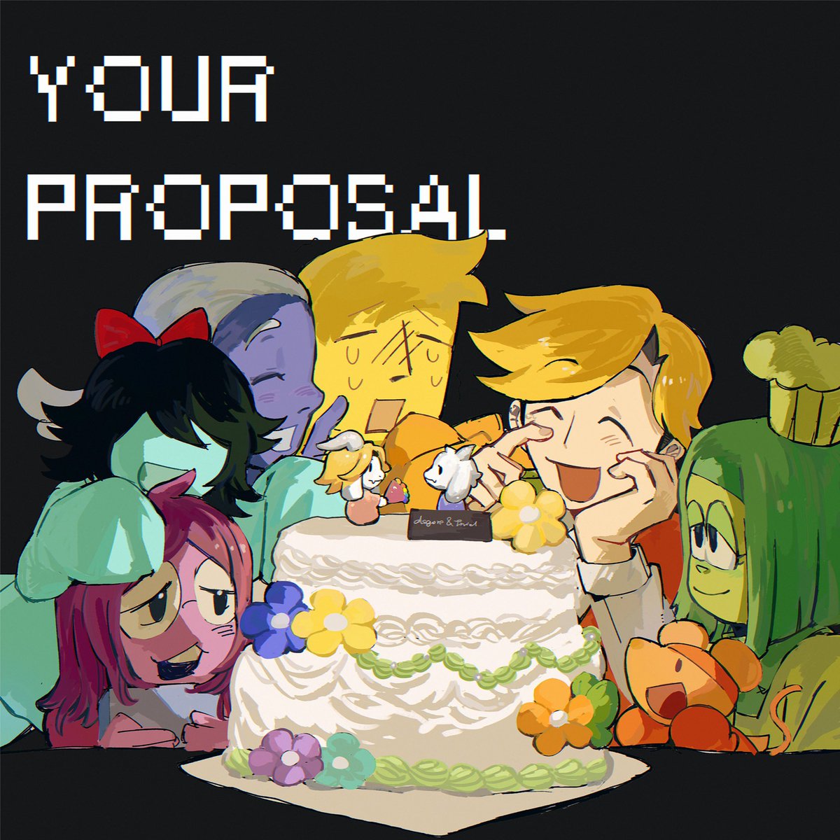 medicineOF2's tweet photo. #deltarune #deltarunespoilers 
Your Proposal https://t.co/OxbmEgRPPF