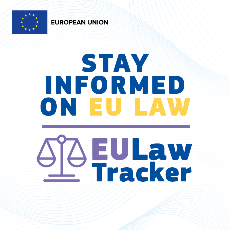 EUCouncil's tweet photo. Have you ever heard of the EU Law Tracker?

This online tool:
✅brings all EU legislative information together in one place
✅helps citizens follow developments throughout the EU legislative process
✅tracks the entire journey of each legislative file

🔗 https://t.co/F0KOFH9AId https://t.co/74w0s5bkUE