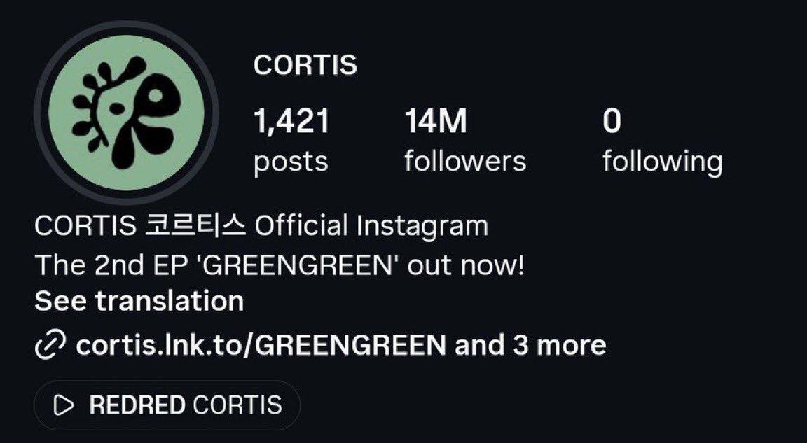 cortislore's tweet photo. cortis gained 1M followers in 18 days 🥹 https://t.co/B4enc9AmHV