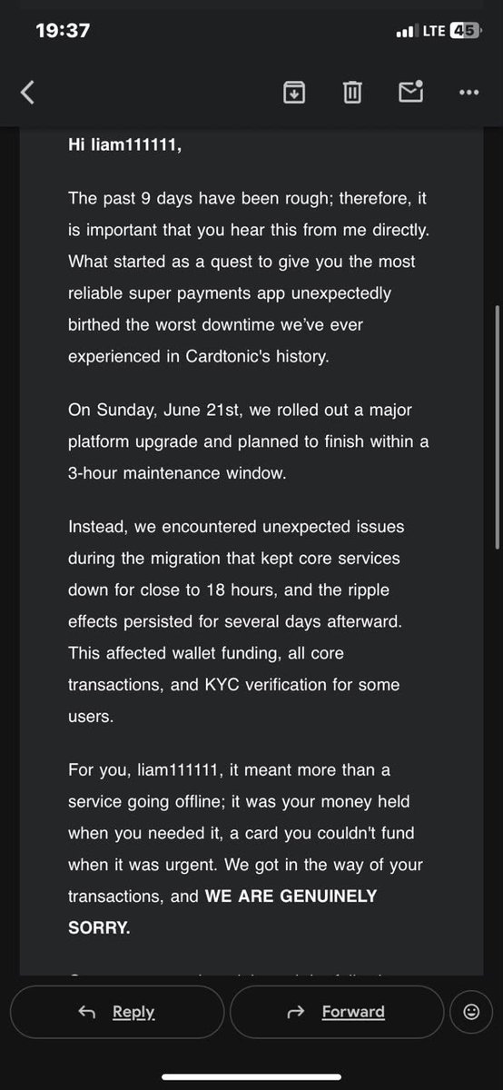 Investor_liam's tweet photo. 🚨 Great news for anyone trading gift cards!
Following their recent news, Cardtonic has removed its profit margin for the month ,meaning you’ll get higher rates on your gift card trades until 31st July.
If you’ve been waiting for the best time to sell your gift cards, this is it https://t.co/dK7UuNeOqV