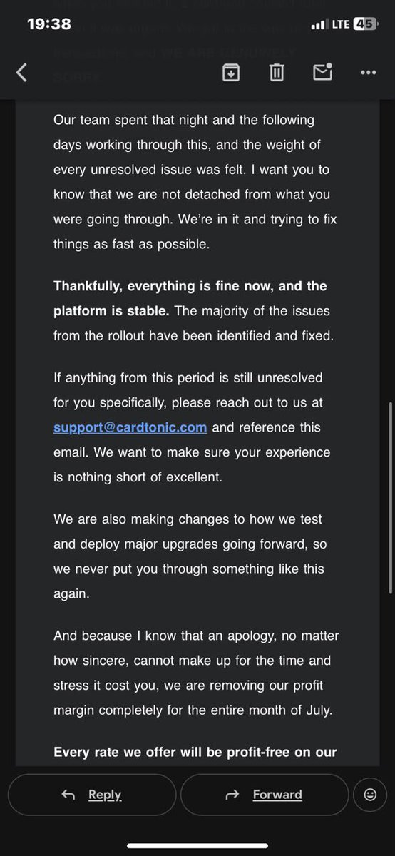 Investor_liam's tweet photo. 🚨 Great news for anyone trading gift cards!
Following their recent news, Cardtonic has removed its profit margin for the month ,meaning you’ll get higher rates on your gift card trades until 31st July.
If you’ve been waiting for the best time to sell your gift cards, this is it https://t.co/dK7UuNeOqV