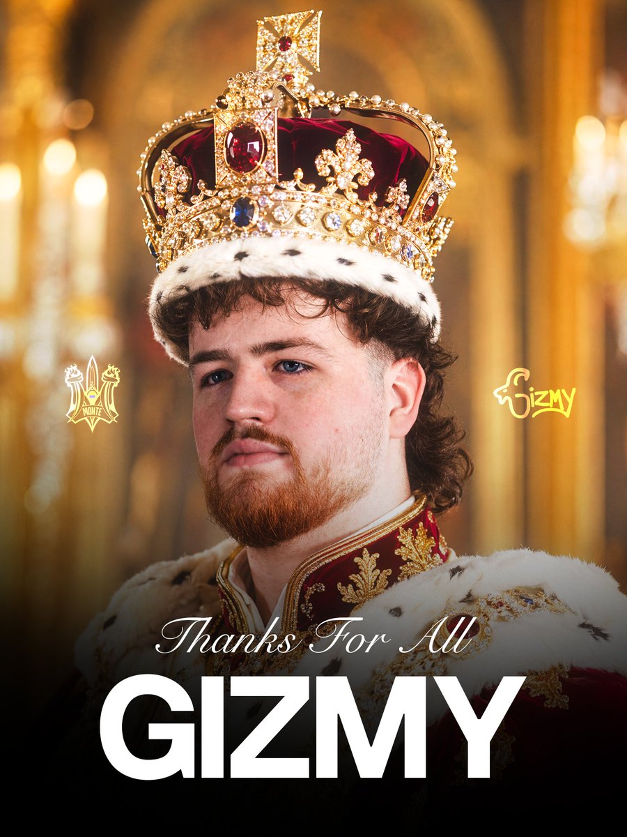Monte_Esports's tweet photo. Today marks the end of an incredible chapter. 

@Gizmyyy joined Monte as a young talent from our academy. Years later, he leaves as our captain — a true leader who earned the respect of everyone around him.

Thank you for everything you've done for Monte. For your loyalty, your leadership, and for always giving everything you had for this organization.

We'll miss having you by our side, but we'll always be cheering for you and celebrating every success that comes your way.

This isn't goodbye. It's see you later, Captain Jack💙