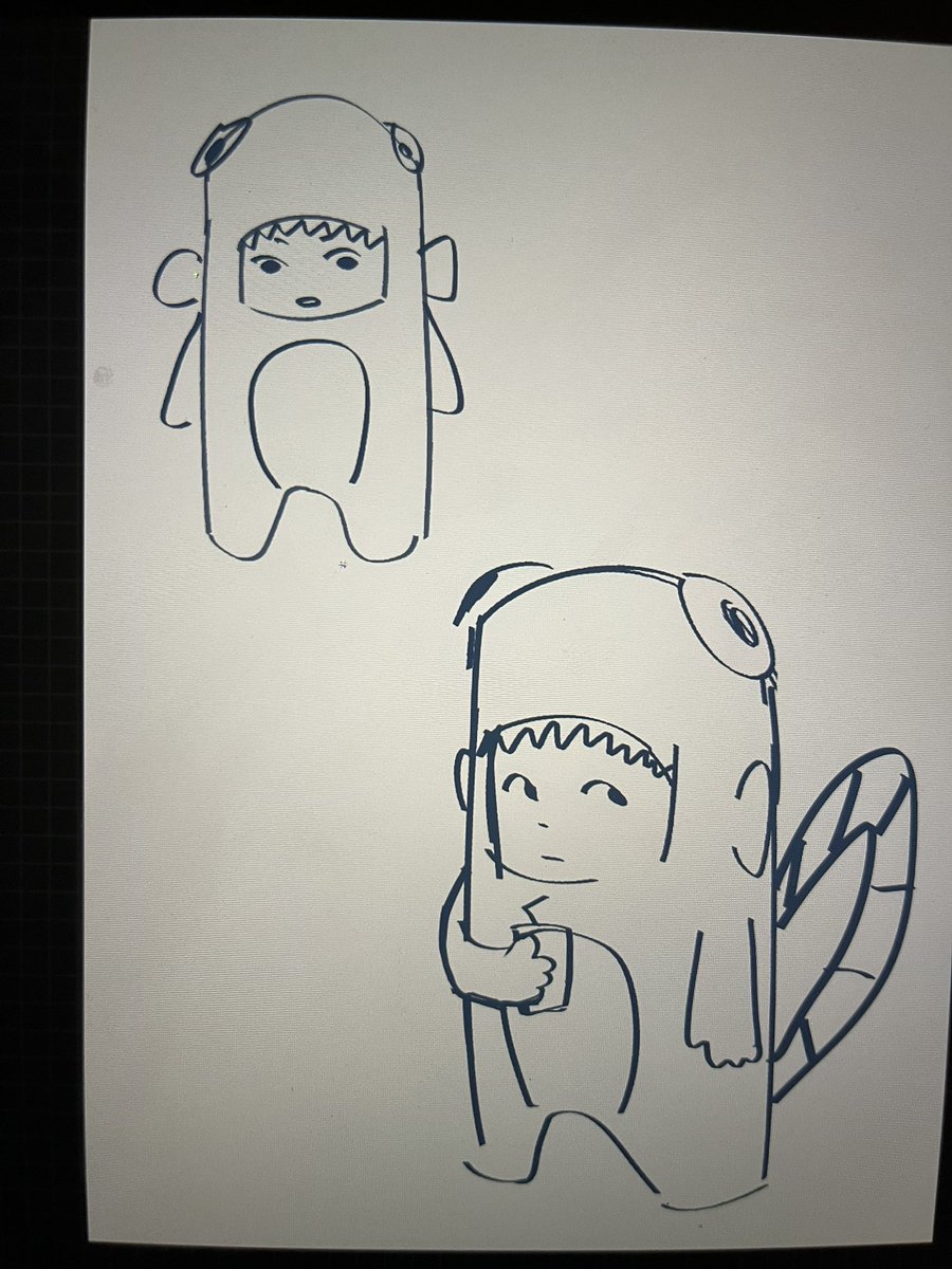 Blaxidii's tweet photo. Practice sketches of Gedna‘s true form https://t.co/CN8JcIQoJb