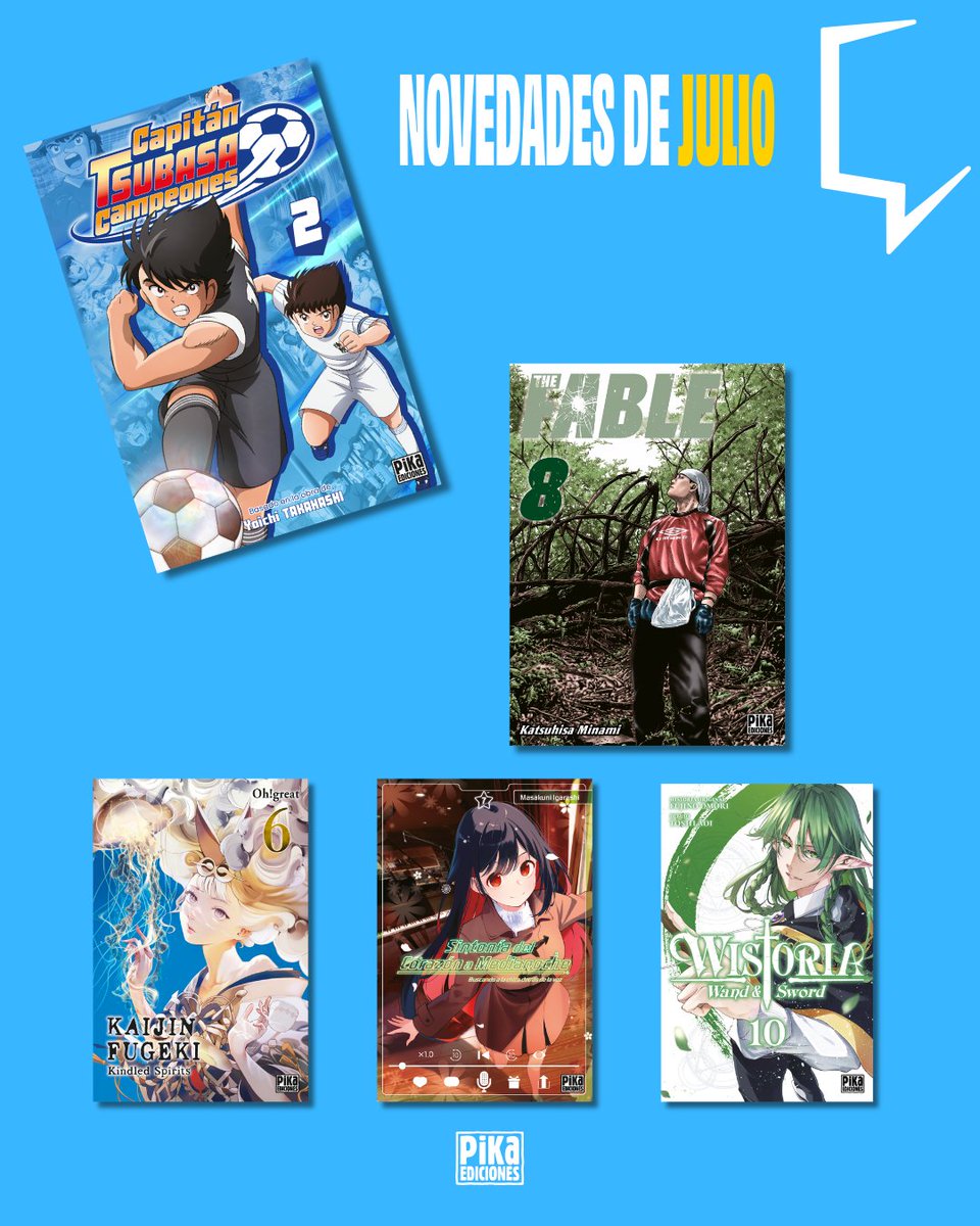 PikaEdiciones's tweet photo. ¡Damos la bienvenida al verano con nuevas lecturas!

Llega el calor, los días más largos y el momento perfecto para disfrutar de vuestras series favoritas. Este mes viene cargado de continuaciones y lecturas frescas que os acompañarán durante toda la temporada. 

#pikaediciones https://t.co/OW7uXhyCt2