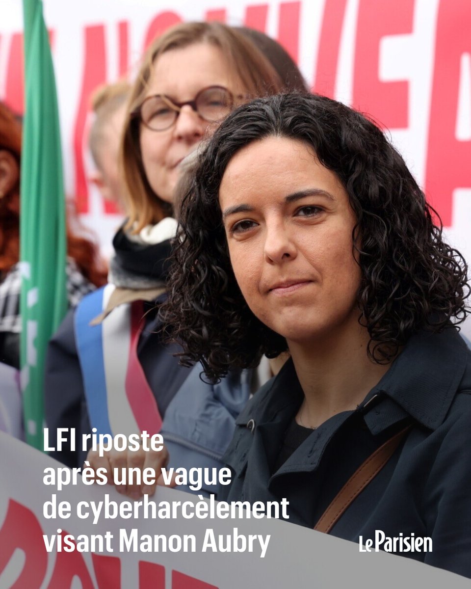le_Parisien's tweet photo. LFI ne veut «rien laisser passer» après le cyberharcèlement de Manon Aubry

Après qu'une vidéo montrant l’eurodéputée sur un voilier a été publiée sur X par l’influenceuse d’extrême droite Mila, le mouvement de Jean-Luc Mélenchon engage des «démarches judiciaires»  ➡️ https://t.co/7aTQ9XYtSm