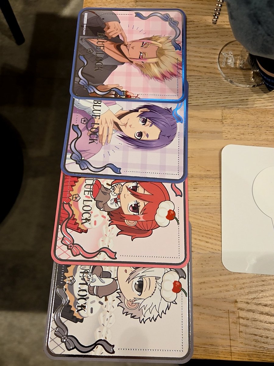 _only_trade's tweet photo. 【交換】ブルーロック ブルロ ソフマップ ステラマップ カフェ 特典 コースター
譲◇凪 玲王 千切 士道
求◇等身 潔 冴 > 凛 > SD 凛 冴 潔

現在秋葉原カフェ内におります。
本日秋葉原手渡し後日都内手渡し郵送対応
出先のためIDなし
お気軽にお声掛けください https://t.co/sYTSkfBoMz
