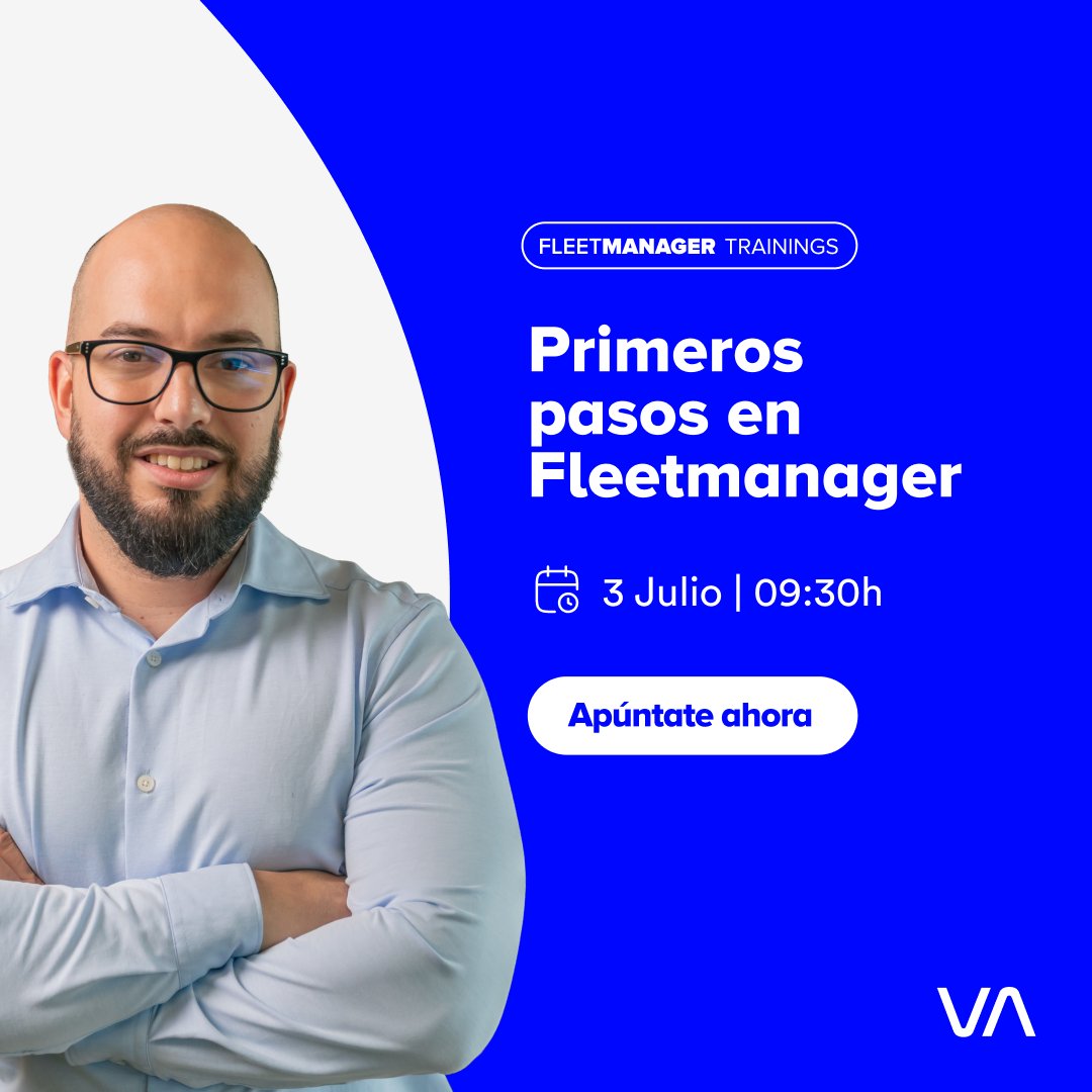 movildata's tweet photo. Formación gratuita el 3 de julio a las 9:30 con Cristian Ballesteros. Aprende a sacar el máximo partido a la plataforma desde el primer día.

Una sesión pensada para nuestros clientes. No te la pierdas. Regístrate ahora en #Fleetmanager > Ayuda > Calendario de formaciones. https://t.co/Hpp03q4H7r