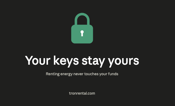 tronrental_com's tweet photo. Renting TRON energy never touches your funds. You share only your public address. Your keys stay yours, always.

https://t.co/4X2LvDVcue https://t.co/BIhPQiHmiD