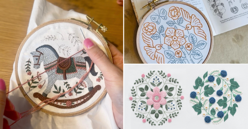 Couturierpocket's tweet photo. 刺繍デビューのためのかわいいキット

ていねいなレシピ＋材料一式で、はじめてさんでも安心◎やさしく基礎が学べてこんなに素敵に刺せるように✨至福のちくちくタイムを楽しむ刺繍を特技にしませんか？

↓今だけ500円OFF