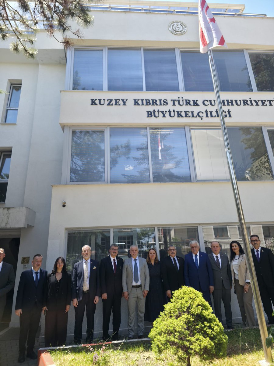 mhulkicevizoglu's tweet photo. 📍 Ankara, KKTC Büyükelçiliği

✅️ ❝Türkiye ile Kuzey Kıbrıs Türk Cumhuriyeti arasındaki sarsılmaz kardeşlik, ortak tarihimizin ve ortak geleceğimizin en güçlü teminatıdır.❞

KKTC Ankara Büyükelçisi Sn. İsmet Korukoğlu’nun ev sahipliğinde, TBMM KKTC Dostluk Grubu Milletvekilleri olarak istişare toplantısına katıldık.

Programda, Türkiye ile KKTC arasındaki köklü dostluk ve kardeşlik bağları ile parlamentolar arası iş birliği ve "Parlamenter Diplomasinin" güçlendirilmesine yönelik değerlendirmelerde bulunduk. 

KKTC Ankara Büyükelçisi Sn. İsmet Korukoğlu’na ve TBMM KKTC Dostluk Grubu Başkanı Sn. @oerdem42'e teşekkür ederiz. 

@KKTCAnkara @AKParti