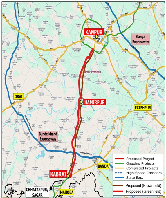 JagoKanpurJago's tweet photo. Cabinet approves the construction of 4/6 lane Access-Controlled Kanpur-Kabrai section of NH-34 in Uttar Pradesh on BOT (Toll) Mode at total Capital Cost of Rs.7145.14 crore

#Kanpur #NHAI #NHAIKanpur #Kabrai #Hamirpur #Ghatampur #NH34 #KanpurHamirpurHighway #KanpurSagarHighway #KanpurKabraiHighway #HamirpurRoad #JagoKanpurJago