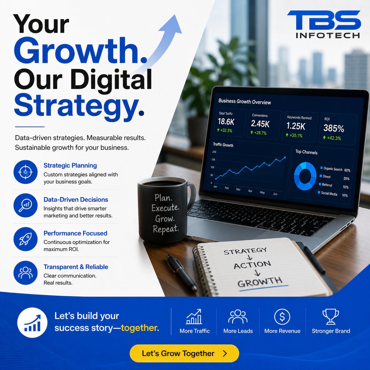 TBS_Infotech's tweet photo. Grow your business with TBS Infotech, a trusted digital marketing agency in India. We deliver data-driven strategies that increase visibility, leads, and ROI.

#DigitalMarketingAgency #DigitalMarketingIndia #TBSInfotech #OnlineMarketing #LeadGeneration #BrandGrowth https://t.co/yUUyU96Hvn