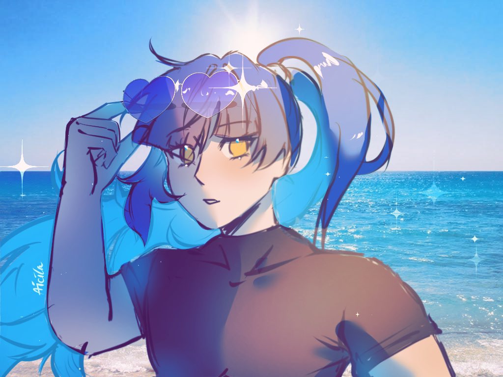 Aicila_25's tweet photo. Summer ova ☀️🏖️ #rkgk https://t.co/3nNBKVeH88