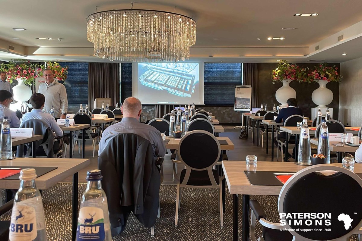 PatersonSimons's tweet photo. #PatersonSimons attended the 2026 @Konecranes  #Gottwald #MHC Sales &amp; Representatives Meeting in the #Netherlands and #Belgium, gaining valuable insights into the future of #cargo handling, #digitalisation and #innovation! #Konecranes #Gottwald #MobileHarbourCranes #Ports https://t.co/MVJOcqGYLp