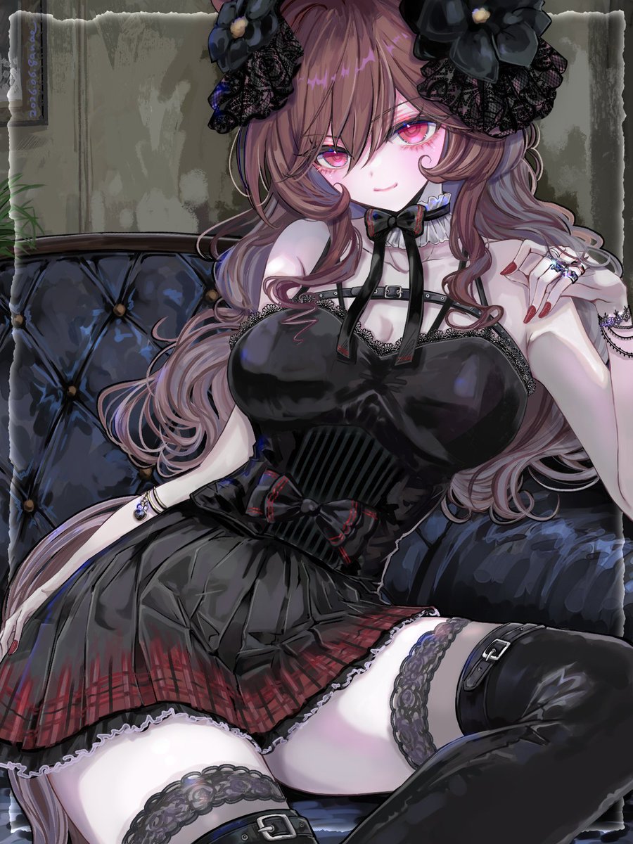 naenaejkr's tweet photo. ジェンティルドンナ　ゴスロリ風味
好きなので着てもらった https://t.co/9ALA2ORuh4