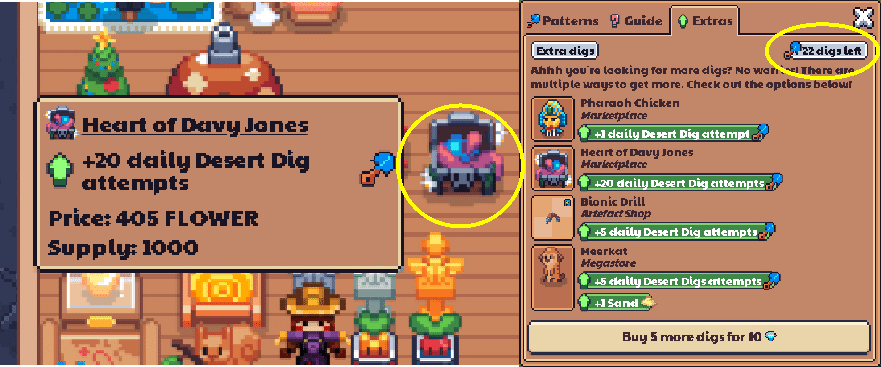 Zrite001's tweet photo. @purikku22 @0xSunflowerLand Mine is the Heart of Davy Jones
I bought it thinking the +20 daily desert digs would be a huge advantage but I always hit my daily digging goal before I even need those extra attempts. It's still on my farm, but if I could go back, I'd probably spend my FLOWER on wood boost🤣 https://t.co/hIpBFcDkdC