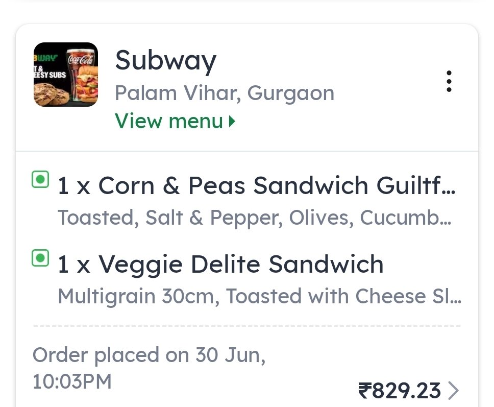 rajeshharsh4's tweet photo. @SubwayIndia @zomatocare @zomato @subwayuranus https://t.co/7NCUZLPZIE