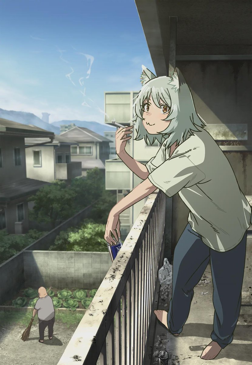MC_PugsNotDrugs's tweet photo. These two up-and-coming Anime have the chance to hit deep to the core or they could flop and be complete jokes

Chainsmoker Cat could be truly great if it tackles addiction in a really grounded way whilst using the cat ears to lure in viewers

Jimoto Saiko has the potential to be one of the greatest comedy animes that completely 180s into one of the heaviest anime