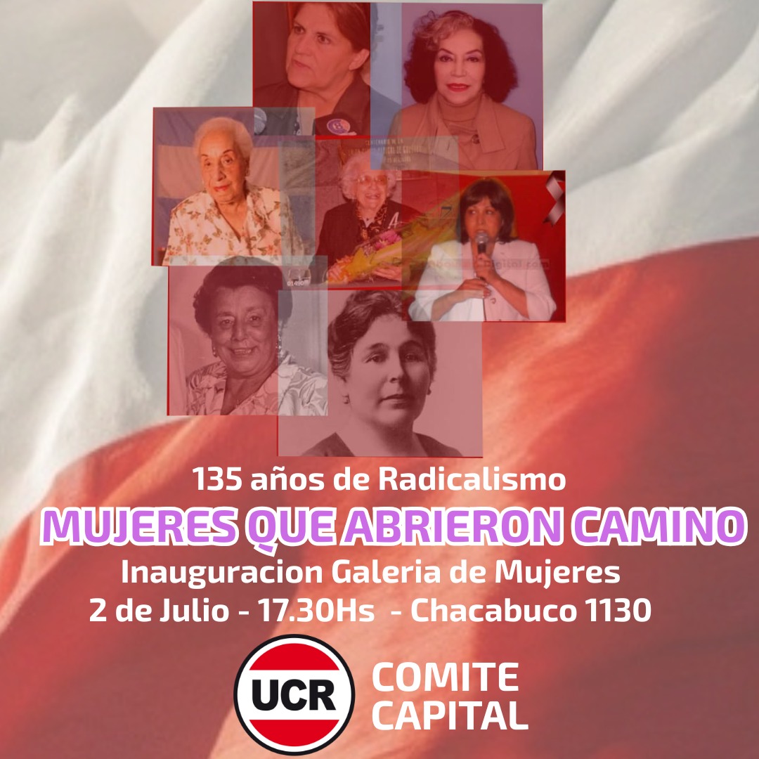 ml_moreno810's tweet photo. Ell Comité capital #Catamarca  inaugurará una galeria de mujeres radicales, las historicas y las catamarqueñas en el marco de los 135 años de radicalismo.
Para la ocasion nos visitaran @maluisastorani, @orsenix  y @bettygu_13 
#mujeresqueabrieroncamino 
#UCR https://t.co/I9jlWC8Frj