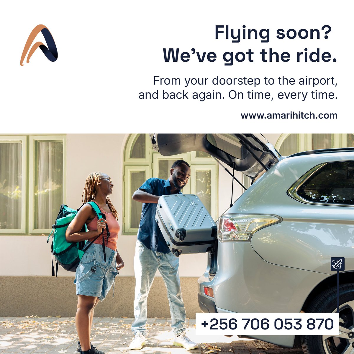 AmariHitch's tweet photo. Flying soon? We've got the ride. https://t.co/7d0MAlptva #ArriveHappy #AirportTransfer #EntebbeAirport #AirportPickup #AirportDropOff #TravelUganda https://t.co/3l9pM049wL