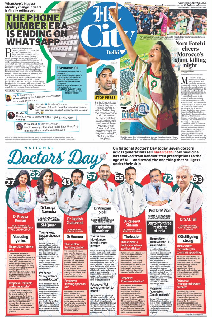 AnupamSibal's tweet photo. Healing goes beyond medicine—it's about easing worries, restoring hope and making a difference.

Sharing my thoughts on National Doctors' Day.

#DoctorsDay #Healthcare #Paediatrics https://t.co/FQ3jJRgXqJ