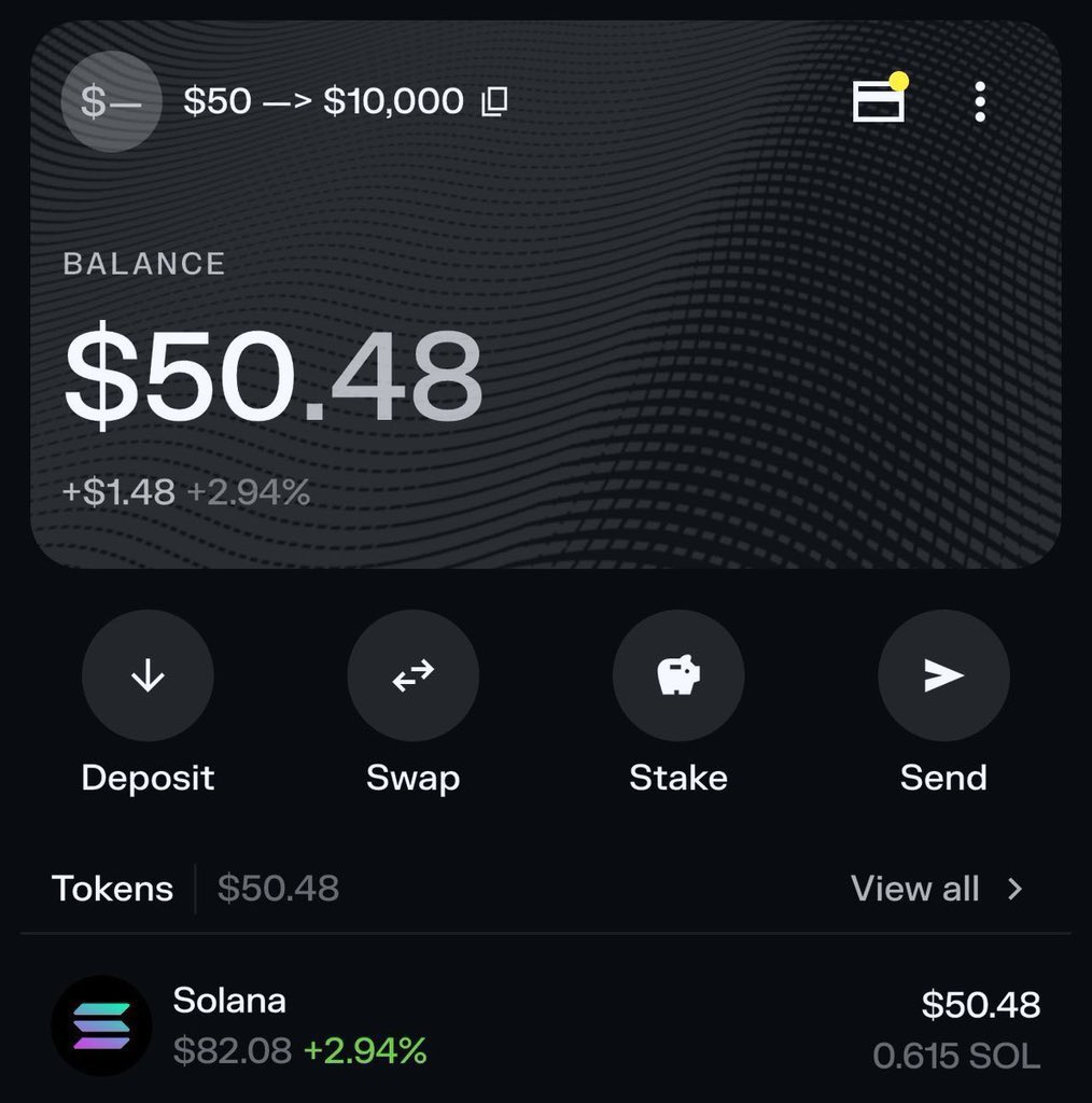 juliicooker's tweet photo. As promised:

Today I'm starting the $50 to $10,000 challenge.

Last time it took me about 7 days, I'm aiming to do it even faster this time.

Everyone has an equal chance to join. Just:

• Like and RT
• Comment “Done”
• Follow me with notis on 🔔

Good luck :)🍀 https://t.co/lnrxsiBcLR