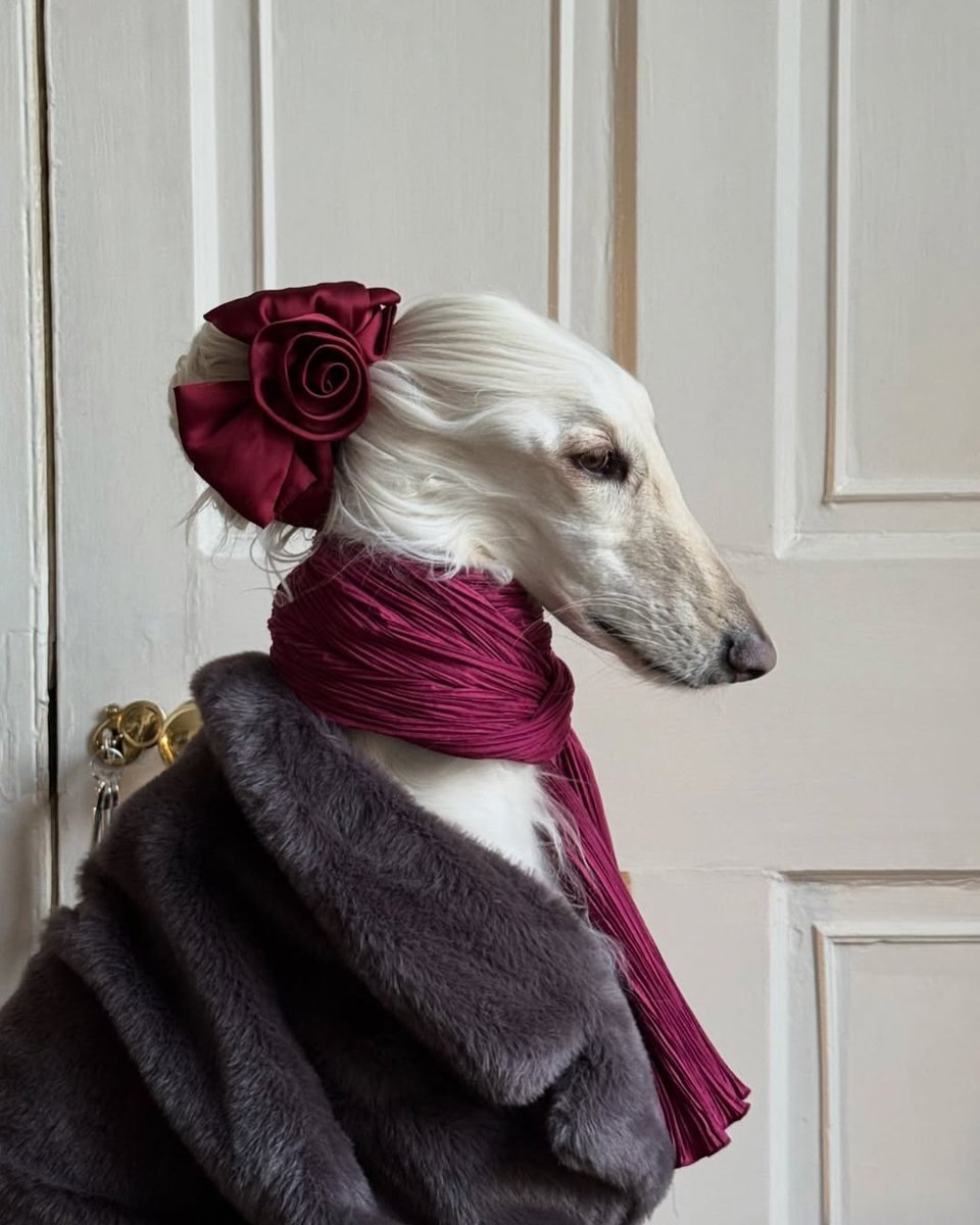 BiancoDavinci's tweet photo. the most stylish pet in the world. https://t.co/DK8xBdMPPK