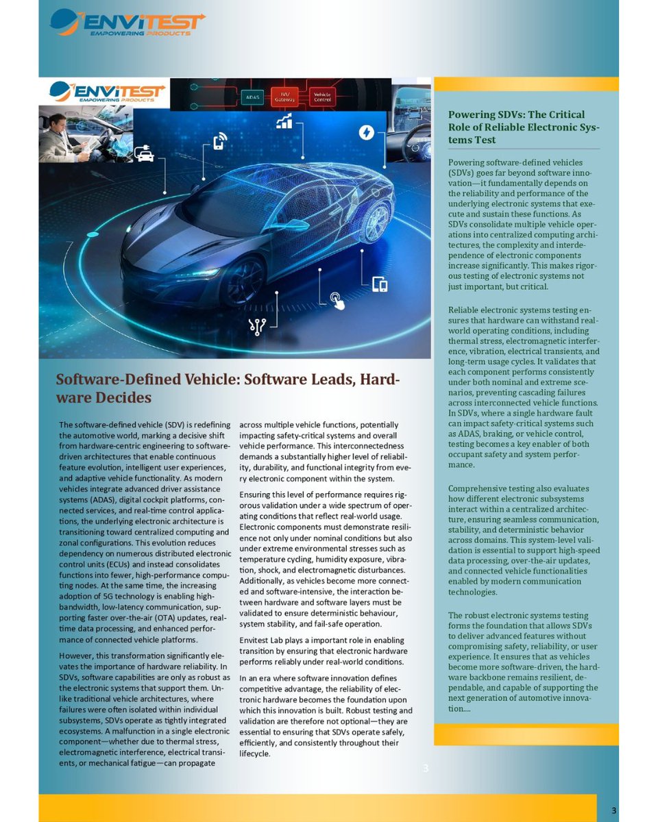 envitestlab's tweet photo. A product's lifecycle doesn't stop after production—it begins there.

Every thermal cycle, vibration event, humidity change, and environmental exposure gradually influences performance. 
#EnvironmentalTesting #ProductValidation #DurabilityTesting #EngineeringExcellence #Envitest https://t.co/VwUgqolvsl