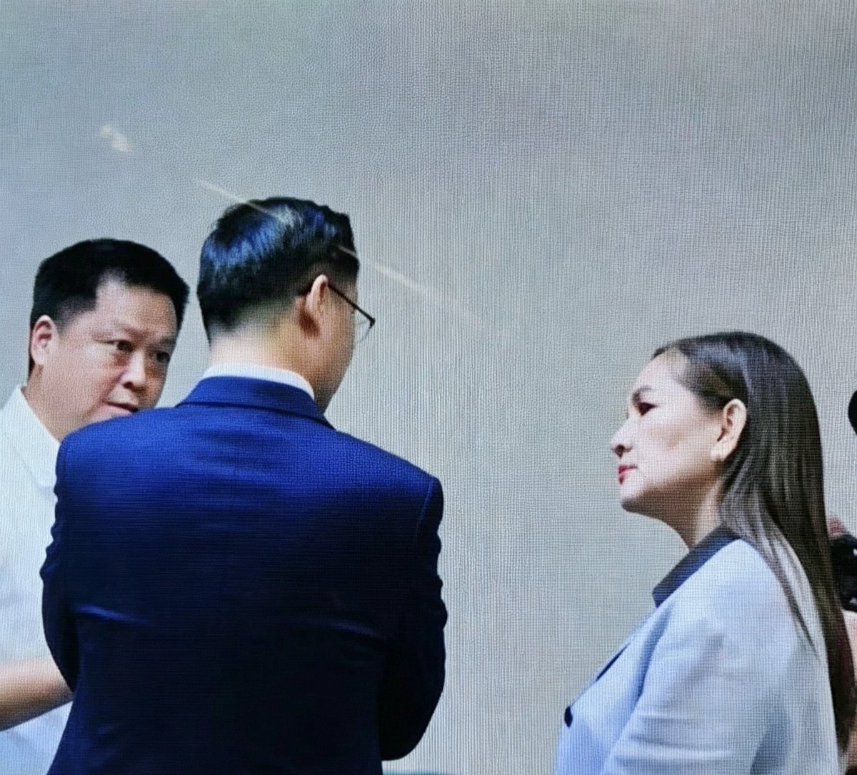 sashamirae's tweet photo. @90slucy thanks sis, took it with my phone's camera while watching the hearing on tv. Here's the original, without enhancement. https://t.co/5n0wvDNiGX