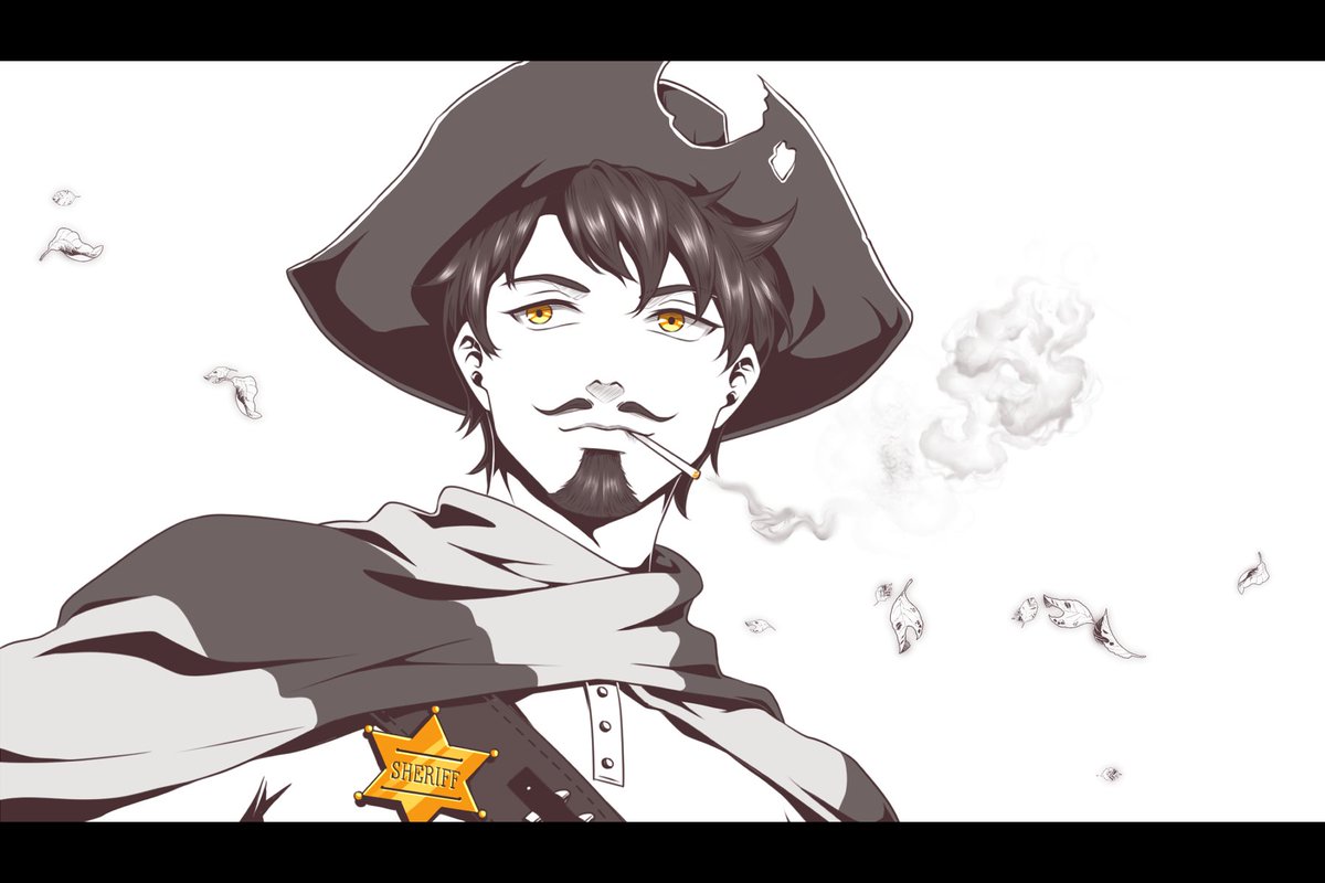 Sheriff_Grin's tweet photo. 🎨: @iruumon https://t.co/gM9O7cyKPj
