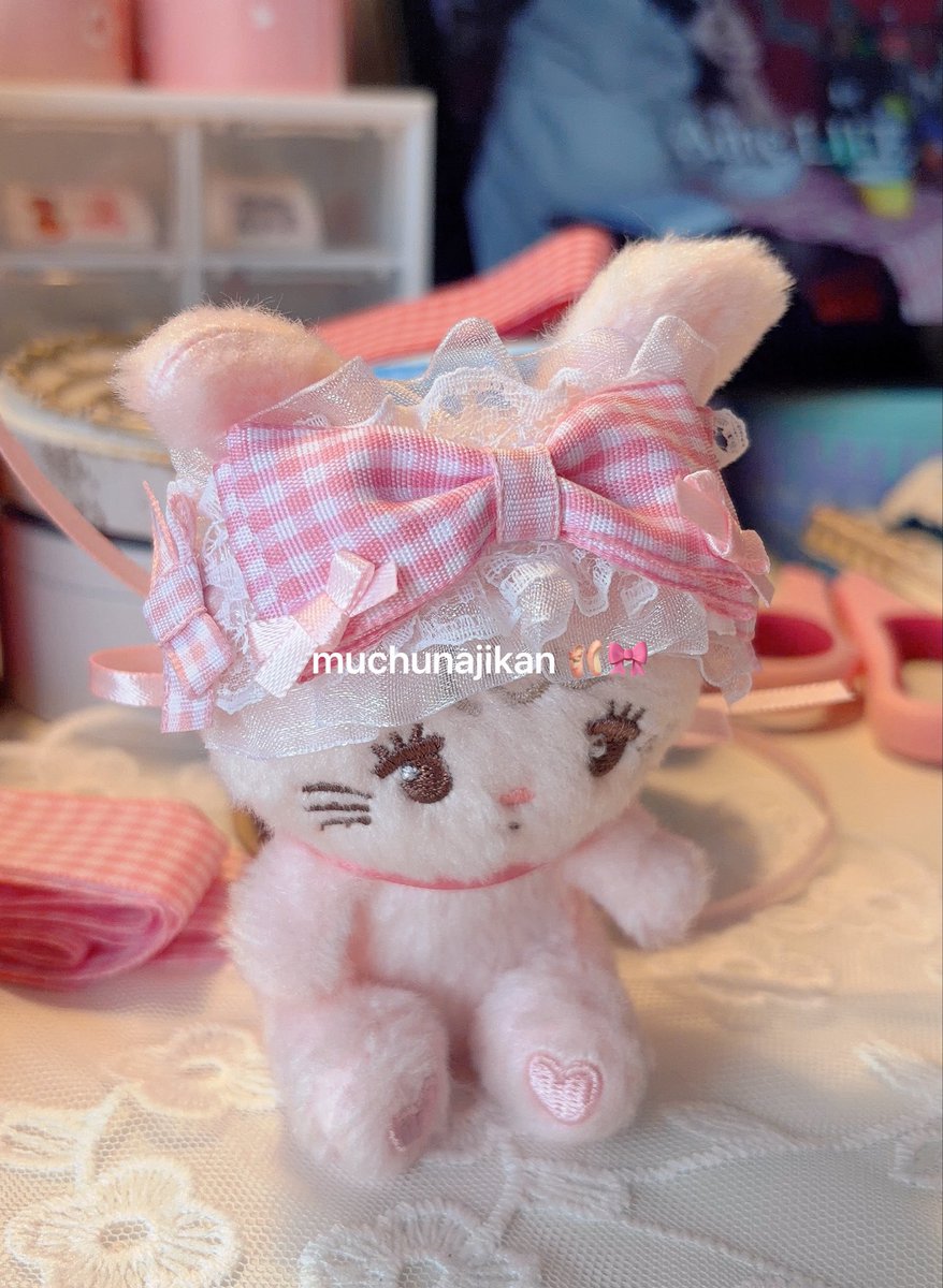 muchunajikan's tweet photo. pm21:00 🛒🎀
.
 #ぬいぐるみヘッドドレス  #ぬい活  #推し活  #ヘッドドレス  #ハンドメイドが好きな人と繋がりたい  #ハンドメイド  #handmade https://t.co/eS2sWm8pGL