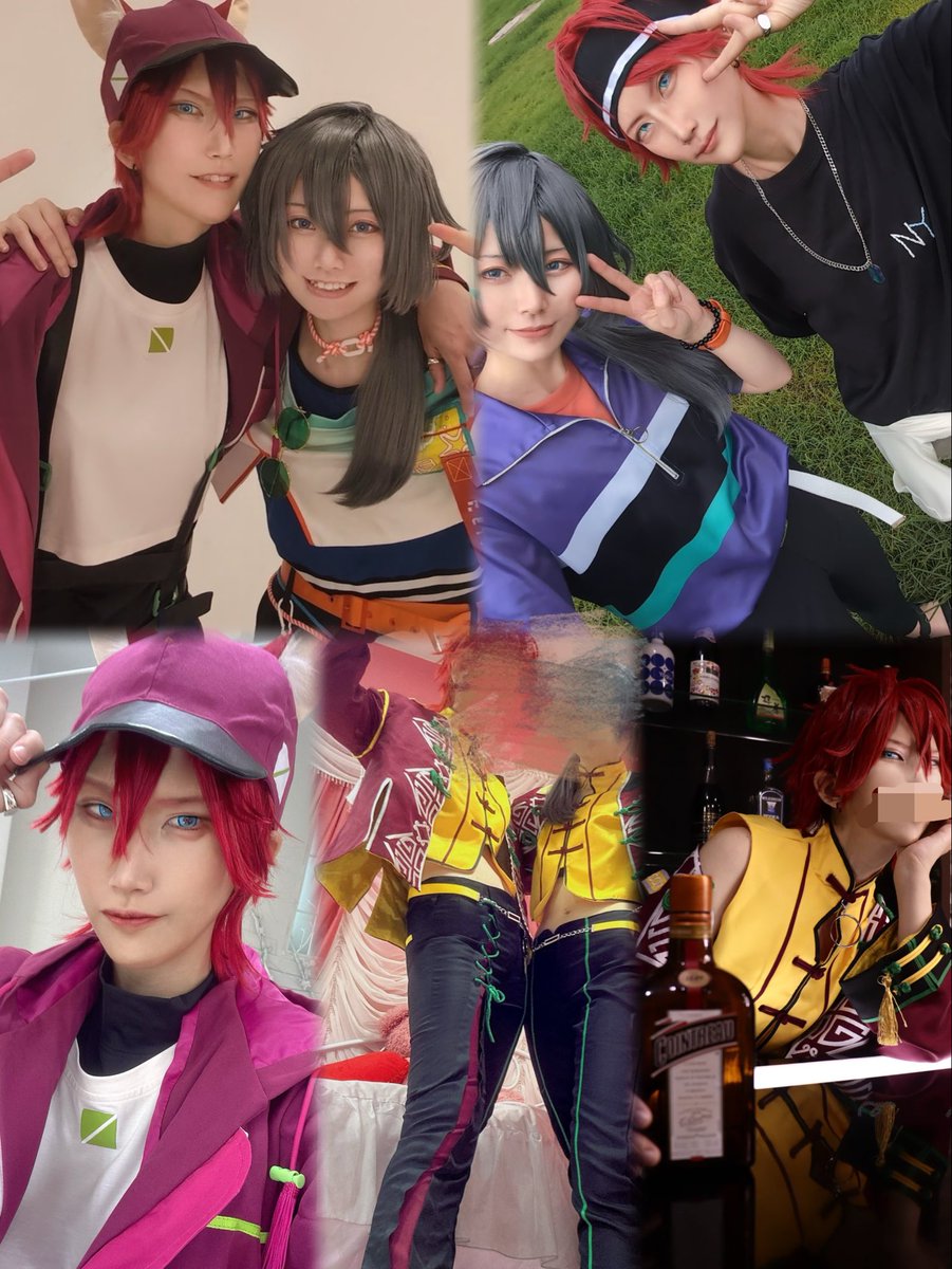 amano1x's tweet photo. cos  燐音🎰
怒涛の3つの衣装の日😭

#cosplay https://t.co/572ruxnbCl