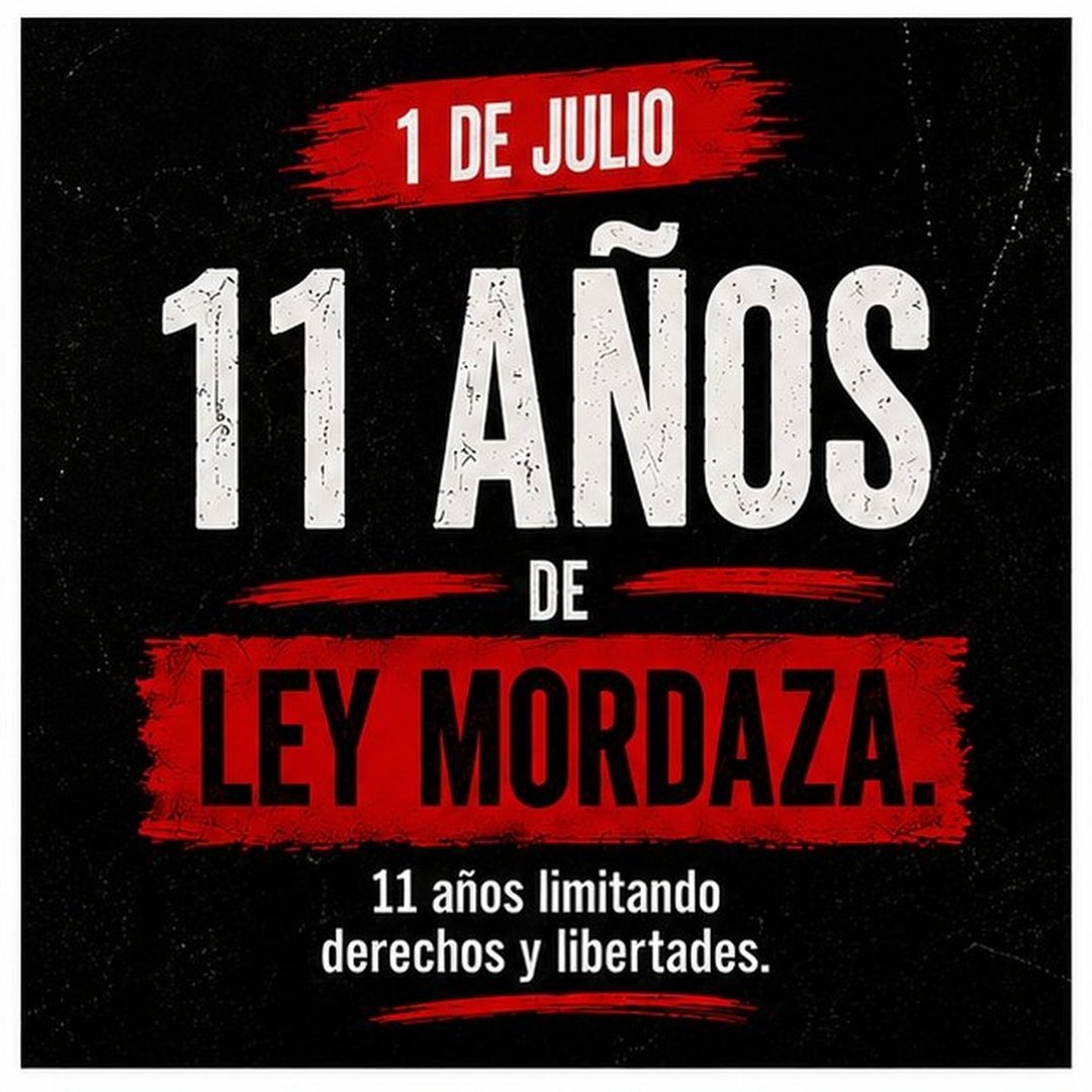IgnacioTre32885's tweet photo. #DerogaciónLeyMordazaYa https://t.co/WFLvaTICJW