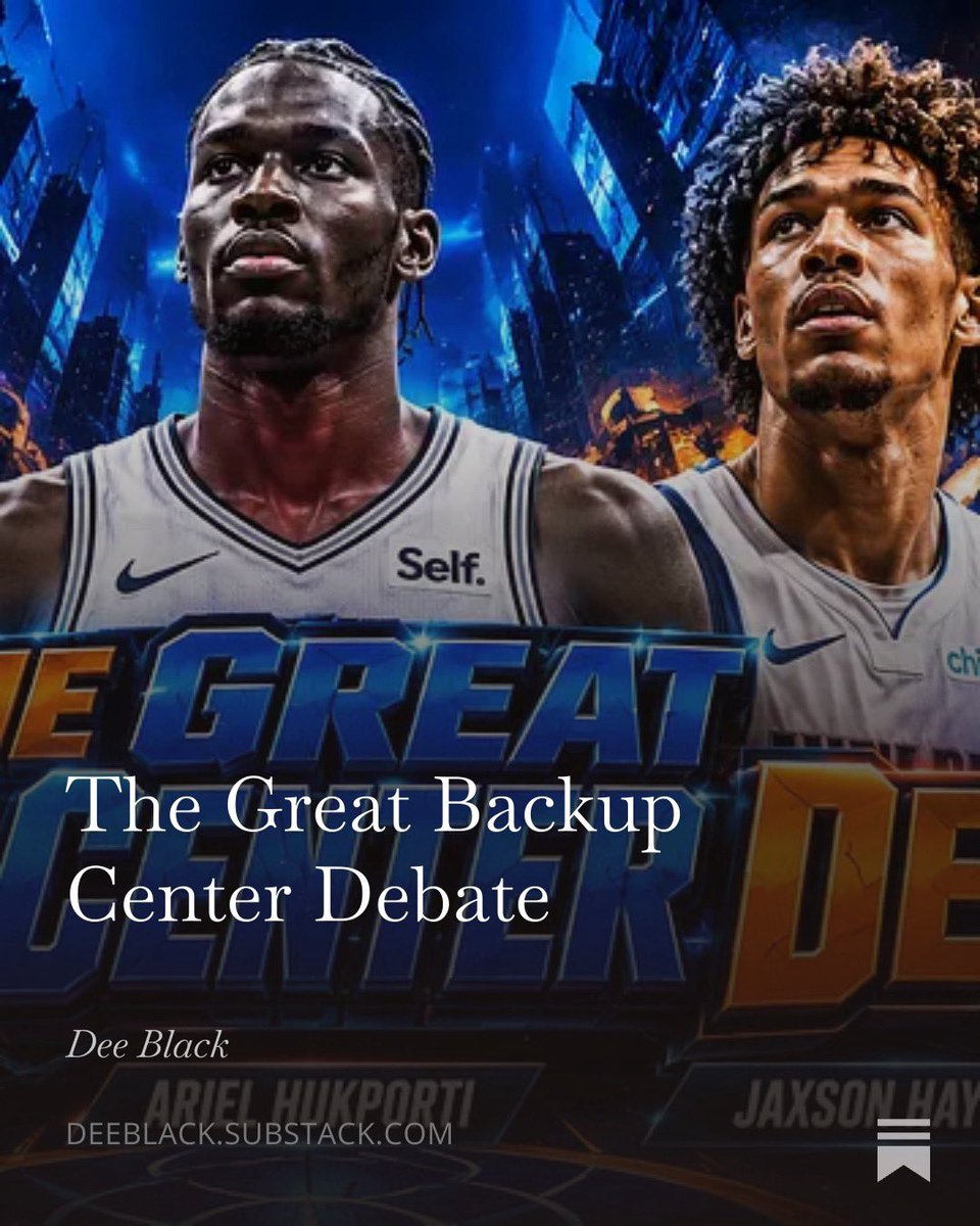 BoogieFlandMuse's tweet photo. Check out my latest Sub Stack about the amazing Backup Center Debate that is occupying everyone on Knicks Twitter for the past few days. A few thoughts, related to NYK’s actions over the past few years. #alwaysknicks

🚨Link is in the replies🚨 https://t.co/87cr0Aefwn