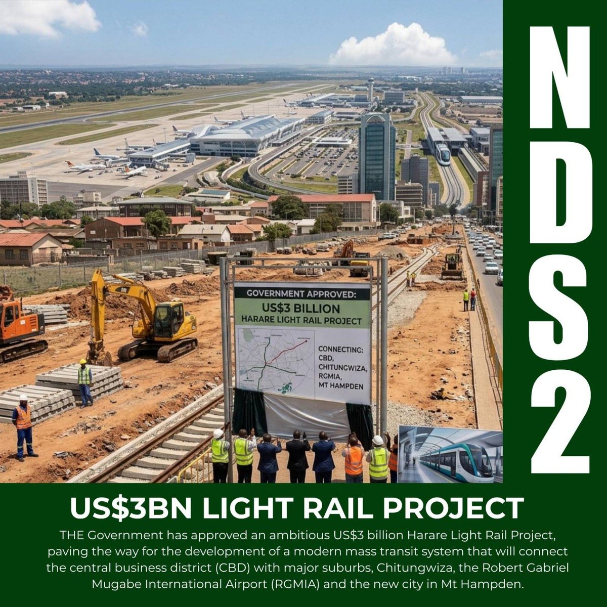 1Mhizha's tweet photo. #CA3 creates the policy certainty that keeps Zimbabwe building, connecting communities and driving economic growth. https://t.co/fYZx2LdGTz