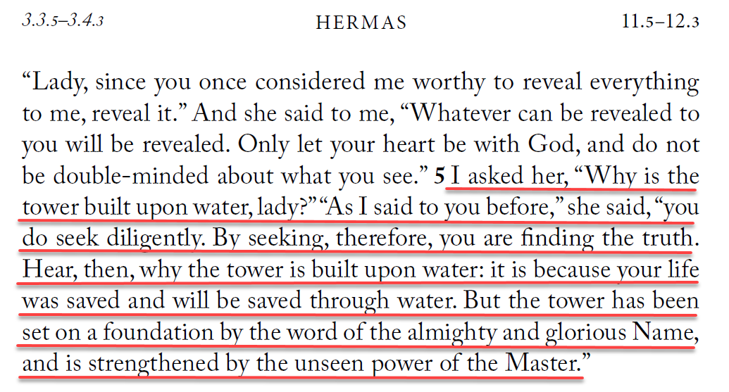 ECroho's tweet photo. @hdpayens The tower and water are metaphors. Your quote is inside the context of describing the "parables of the tower." https://t.co/upSmylVpxg