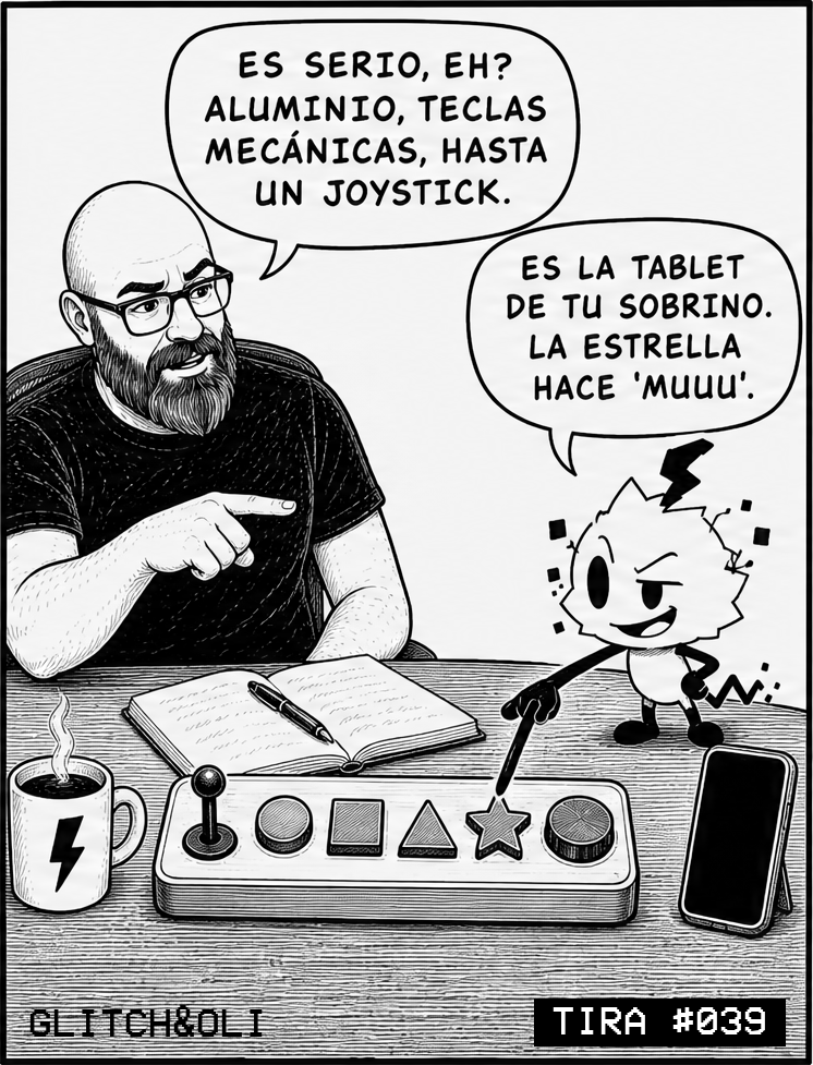 OliverNabani's tweet photo. Glitch &amp; Oli #039 Trece botones para no tocar ninguno
https://t.co/qvgpqhJWIn https://t.co/STfyByD63B